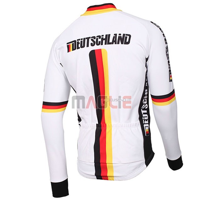 Maglia Belgio Manica Lunga 2018 Bianco - Clicca l'immagine per chiudere